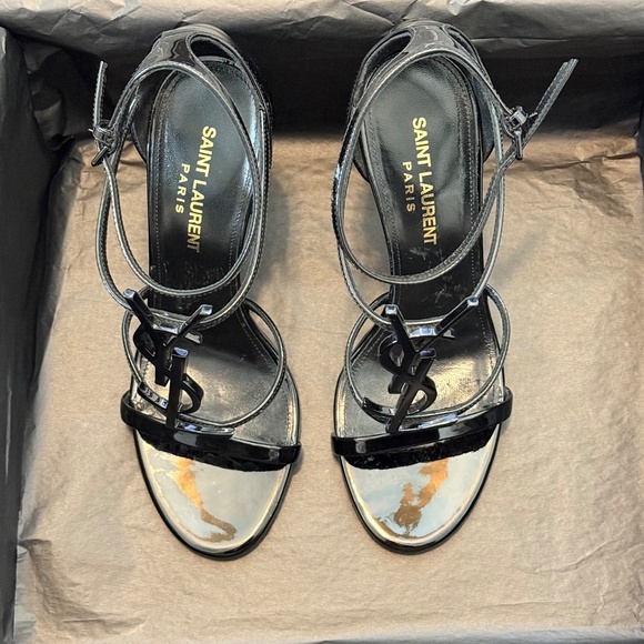 CASSANDRA SANDALS IN PATENT LEATHER BLACK - Picture 4 of 7